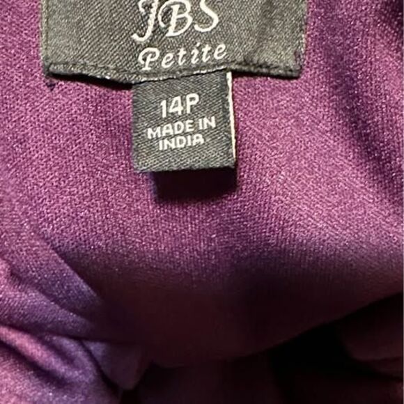 Plus Size Women’s Plum Purple W/ Rhinestone Detailed Dress - Picture 6 of 7